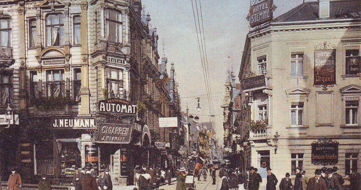 Kettwiger Straße historische Ansichtskarte um 1902