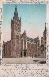 Rathaus Essen historisch 1903