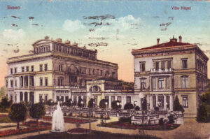 Villa Hügel 1916 Terassenansicht