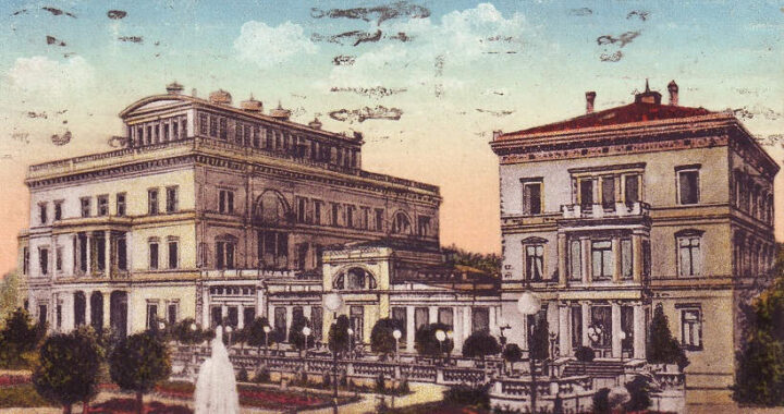 Villa Hügel 1916 Terassenansicht