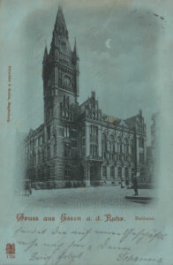 Rathaus im Mondschein 1899